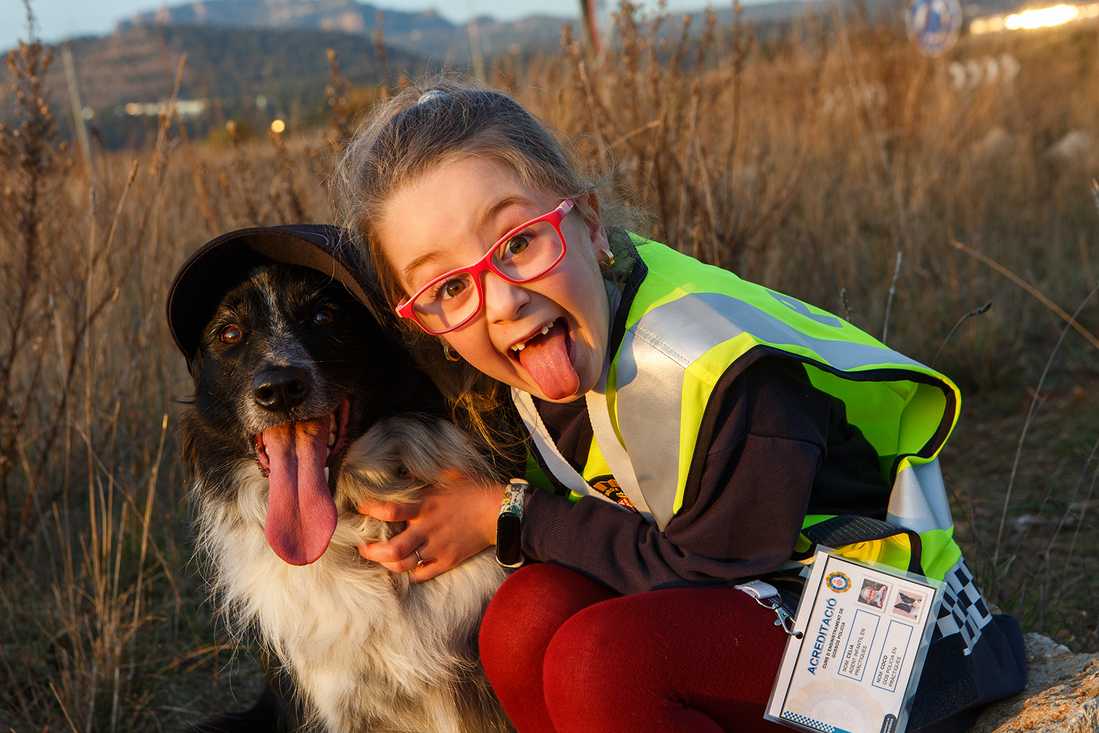 La Cèlia complint el seu somni d'entrenar a en Coco com a gos policia gràcies a la fundació Make-A-Wish i l'ajut de la Guàrdia Urbana de Barcelona